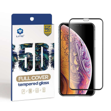 Cover Apple iPhone 6/6s Plus Lito 5D HD Full Cover Üvegfólia - Fekete mobiltelefon kellék