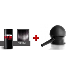 Cover Hair Volume hajdúsító, 30 g, fekete + szórófej hajformázó gép