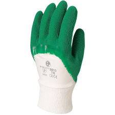 COVERGUARD 3807 MÁRTOTT ZÖLD KREPP LATEX, ERŐS, ÉRDES, SZELLŐZŐ KÉZHÁT_7 védőkesztyű