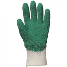 Coverguard 3809 MÁRTOTT ZÖLD KREPP LATEX, ERŐS, ÉRDES, SZELLŐZŐ KÉZHÁT_9 (G) védőkesztyű