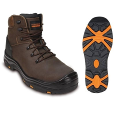 Coverguard Bakancs Topaz S3 SRC HRO hőálló talpú kompozit barna/fekete/narancs 41