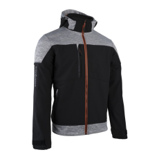 Coverguard BANJO FEKETE/SZÜRKE SOFTSHELL DZSEKI, NARANCS CIPZÁR_2XL
