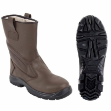 Coverguard Bőrcsizma Piemontite S3 színbőr szőrmebélés kompozit lábujjvédő barna 43 munkavédelmi cipő