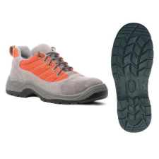 Coverguard Cipő Spinelle S1P velúr szellőző betét szürke/narancs 35 munkavédelmi cipő