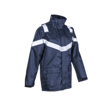 Coverguard Dagda lángálló PU esőkabát (sötétkék, 2XL)