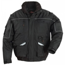 Coverguard Dzseki Ripstop sokzsebes szakadásbiztos anyag taft belső fekete 2XL munkaruha