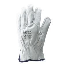 Coverguard EP munkavédelmi bőrkesztyű szürke bivalybőr tenyér és kézhát