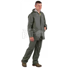 Coverguard Esőruha PVC sav és lúgálló antisztatikus kapucnis zöld XL munkaruha