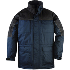 Coverguard Euro Protection Ripstop kabát tengerkék/fekete (sötétkék/fekete, L)