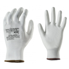Coverguard EUROLITE 13P100 FEHÉR PRECÍZIÓS TENYÉREN PU MÁRTOTT KESZTYŰ védőkesztyű
