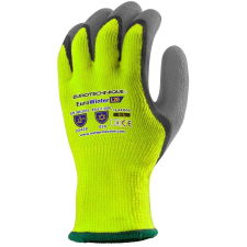 Coverguard Eurowinter téli sárga kesztyű, szürke latex tenyér védőkesztyű