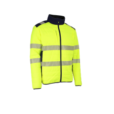 Coverguard Flake Fluo sárga/sötétkék thermo dzseki láthatósági ruházat