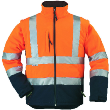 Coverguard FLUO DZSEKI NARANCS/KÉK_S munkaruha