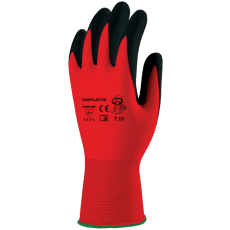 Coverguard GAN1LACI mártott latex kesztyű (piros, 7)