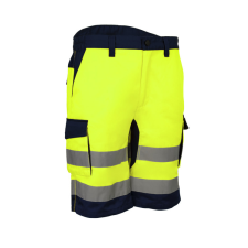 Coverguard Hibana Fluo bermuda (HV sárga/sötétkék, XL) munkaruha