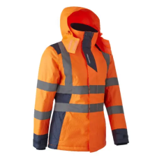 Coverguard HORA FLUO NARANCS/SÖTÉTKÉK NŐI TÉLIKABÁT_L munkaruha