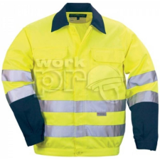 Coverguard Kabát Patrol rejtett gombolás három zseb hat darab kék/sárga S láthatósági ruházat
