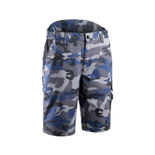 Coverguard Kammo terepszínű/kék elasztikus bermuda (camouflage, 5XL) (5KMS0905XL) munkaruha
