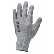Coverguard Kesztyű Eurocut Strong P110 hőálló bőrtenyerű vágásbiztos szürke 10 védőkesztyű