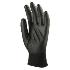 Coverguard Kesztyű mártott COVERGUARD poliészter PU tenyérrel fekete 9-es 2 darab/pár