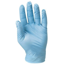 Coverguard Kesztyű púdermentes nitril light egyszerhasználatos vizsgáló (100db/doboz) kék 9 védőkesztyű
