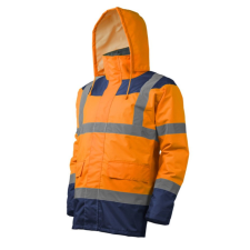 Coverguard KETA JÓLLÁTHATÓSÁGI VÉDŐKABÁT (narancs/kék, 4XL) láthatósági ruházat