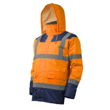 Coverguard KETA JÓLLÁTHATÓSÁGI VÉDŐKABÁT (narancs/tengerészkék, XXXL) (7KETOXXXL) láthatósági ruházat