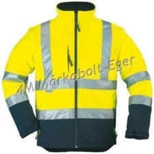 Coverguard Láthatósági Softshell Dzseki 2in1 láthatósági ruházat