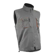 Coverguard Mellény Paddock II egyenes fazon praktikus zsebek szürke/narancs XS munkaruha