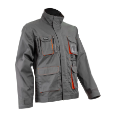 Coverguard Munkakabát Paddock II dzsekifazonú rejtett húzózáras szürke/narancs 4XL munkaruha