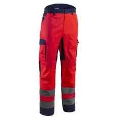 Coverguard Nadrág derekas Hibana Hi-Viz piros/sötétkék 3XL