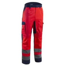 Coverguard Nadrág derekas Hibana Hi-Viz piros/sötétkék XL láthatósági ruházat