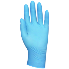 Coverguard Nitril púder nélküli kék vizsgálókesztyű/100 db s kék doboz (kék*, S) (5916B S)