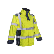 Coverguard Nott Hi-Viz Multirisk bélelt védőkabát (HV sárga, 2XL) munkaruha