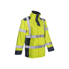 Coverguard Nott Hi-Viz Multirisk bélelt védőkabát (HV sárga, 2XL)
