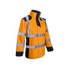 Coverguard Sangaku hi-víz ripstop kabát (narancs, XL) láthatósági ruházat