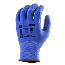 Coverguard SZERELŐKESZTYŰ KÉK LATEX CSB TENYÉRREL_7 védőkesztyű