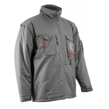 Coverguard Télikabát Paddock II levehető ujj szürke/narancs 2XL munkaruha