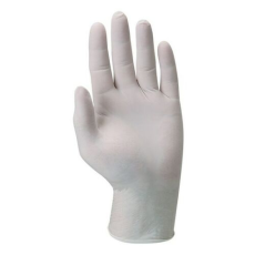 Coverguard Vizsgálókesztyű COVERGUARD latex púderozott fehér M 100 darab/doboz