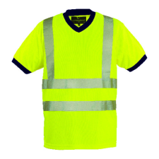 Coverguard Yard v-nyakú Fluo póló (HV sárga, XXXL) munkaruha