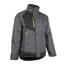 Coverguard YUZU SZÜRKE-FEKETE RIPSTOP TÉLI KABÁT KAPUCNIVAL_2XL