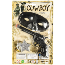 Cowboy szett maszkkal 3 részes jelmez