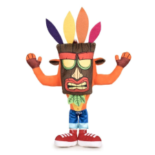  Crash Bandicoot - Aku Aku maszkos Crash plüssfigura 21 cm plüssfigura