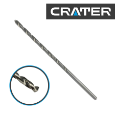 CRATER fémcsigafúró hosszú 3,5x112mm hss din340 köszörült fúrószár