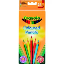  Crayola: 24 darabos színes ceruza kreatív és készségfejlesztő