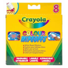  Crayola: 8 darabos táblafilctoll készlet kreatív és készségfejlesztő