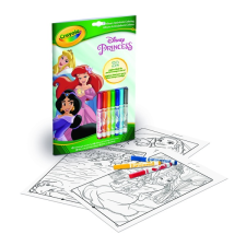 Crayola : Disney-hercegnő kifestő és foglalkoztató kreatív és készségfejlesztő