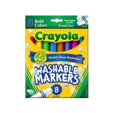 Crayola Extra-lemosható vastag filctoll kreatív és készségfejlesztő
