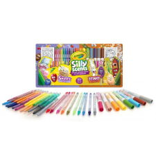 Crayola : Illatos írószer szett karakterkártyákkal - 55 db-os kreatív és készségfejlesztő