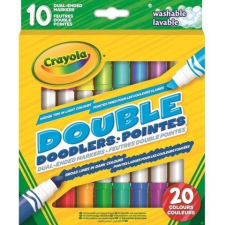 Crayola : Kétvégű, színes filckészlet - 10db-os filc
